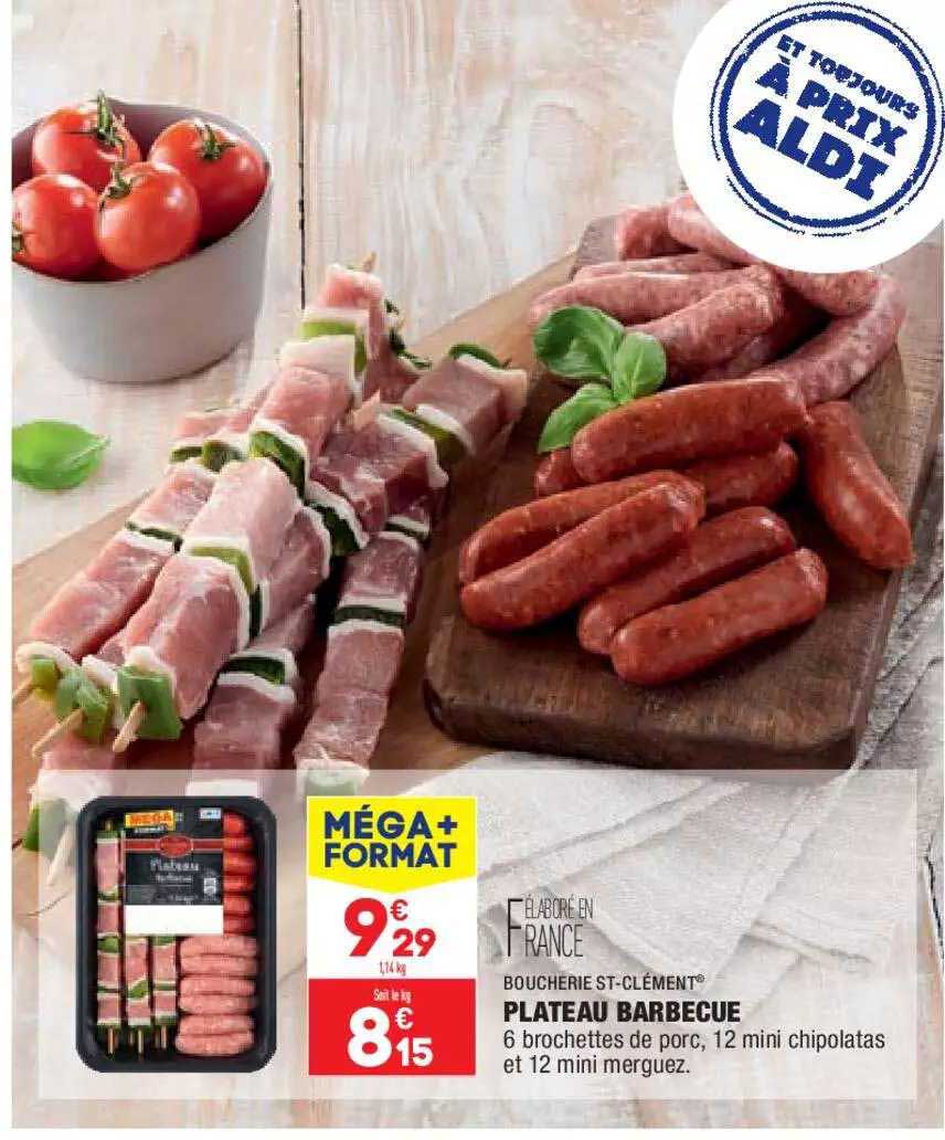 Plateau Barbecue Boucherie St-clément