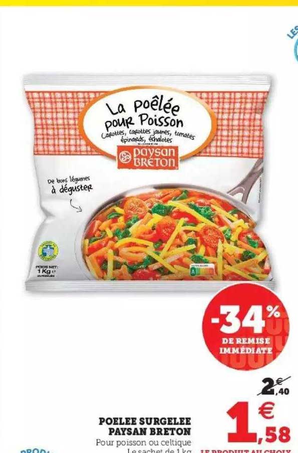 poêlée surgelée paysan breton