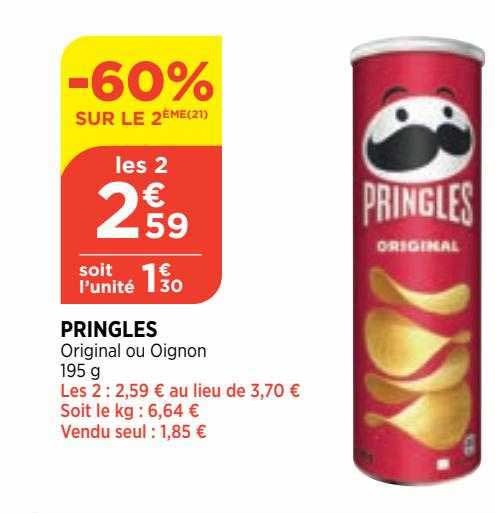 Pringles Original Ou Oignon