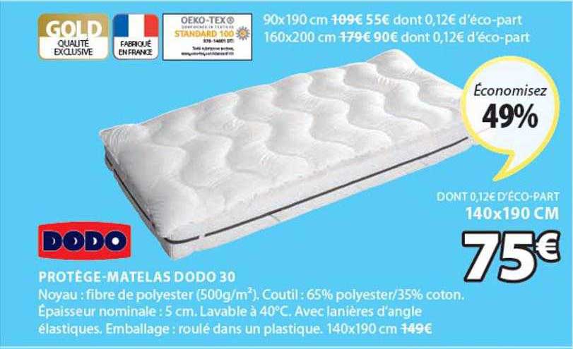protège-matelas dodo 30