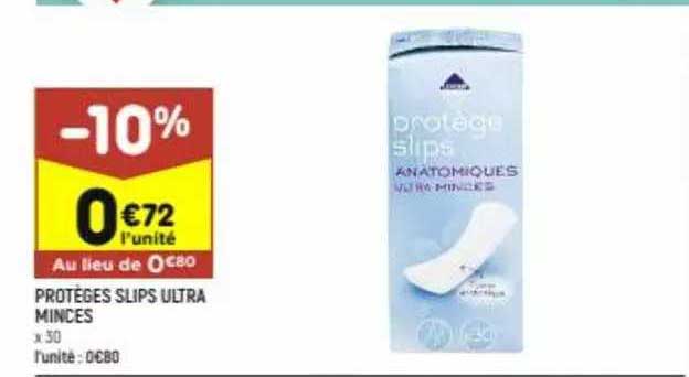 protèges slips ultra minces