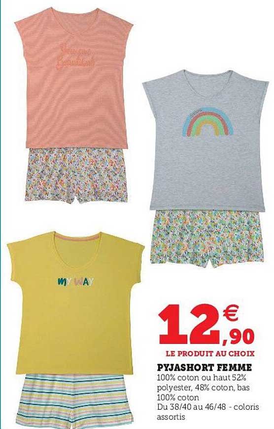 Pyjashort Femme