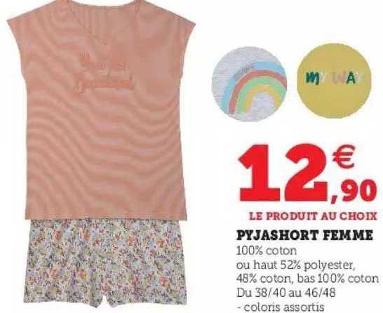 Pyjashort Femme