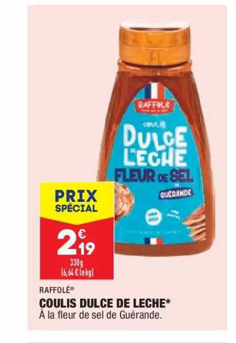 raffolé coulis dulce de leche