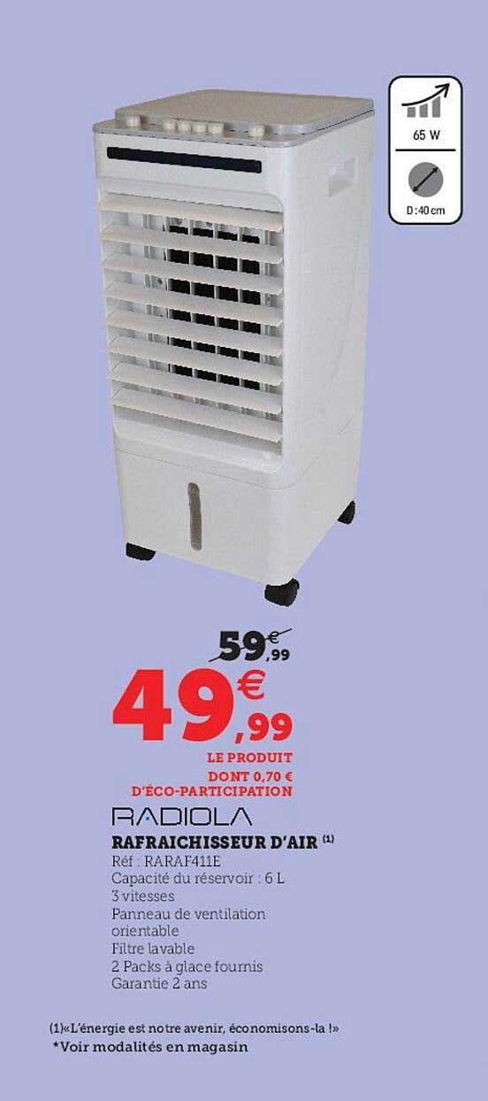 rafraîchisseur d'air radiola