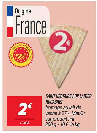 Saint Nectaire Aop Laitier Rocabret