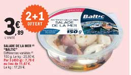 Salade De La Mer "baltic" 2+1 Offert