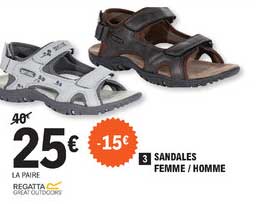 sandales femme homme regatta