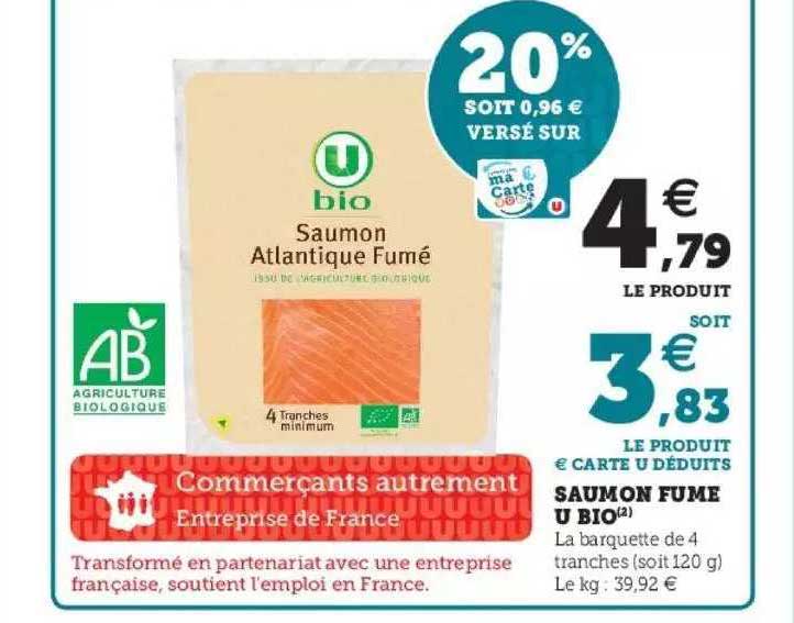 Saumon Fumé U Bio
