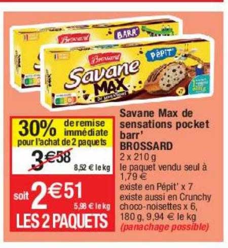 savane max de sensations pocket barr brossard