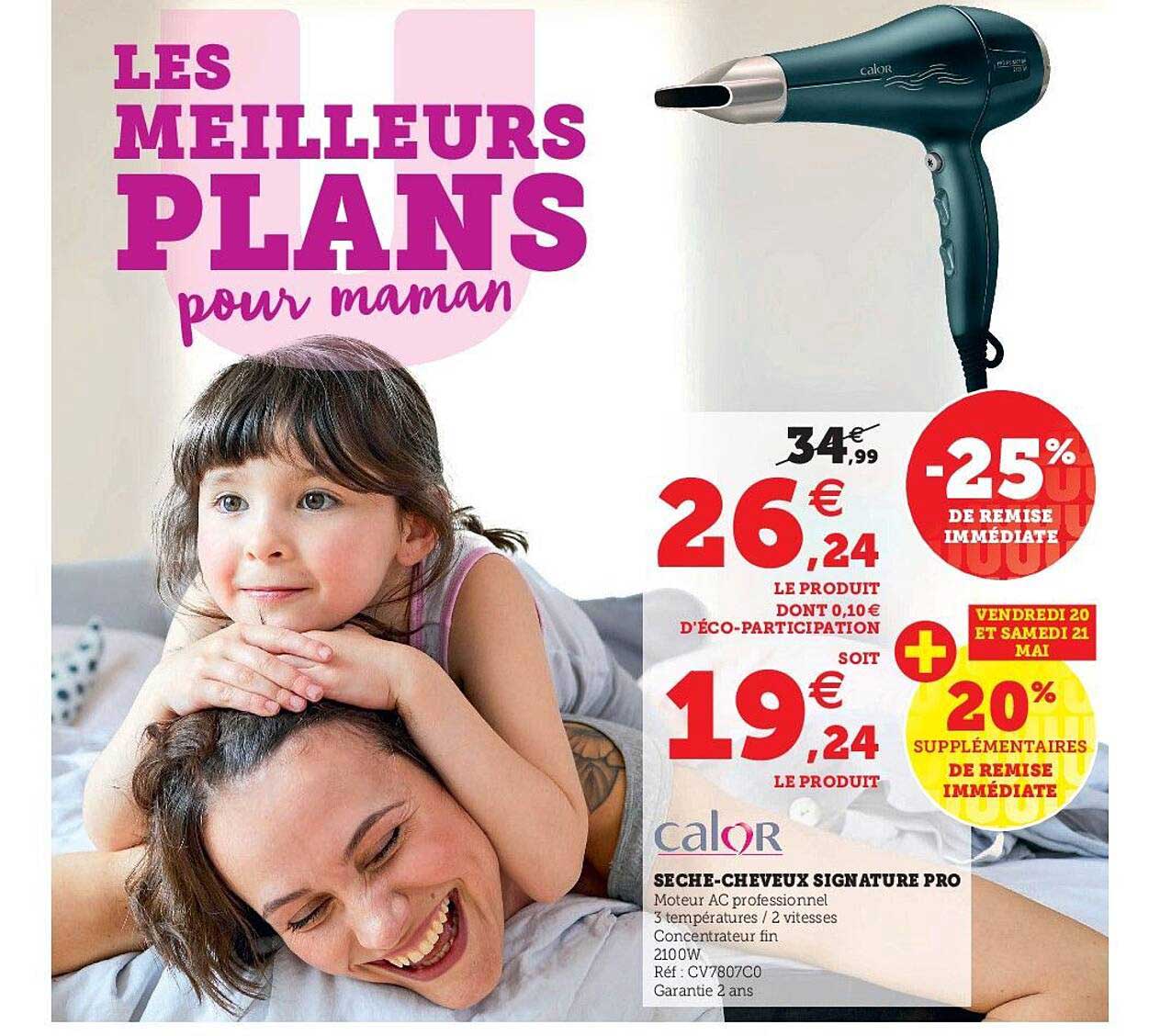 sèche-cheveux signature pro calor