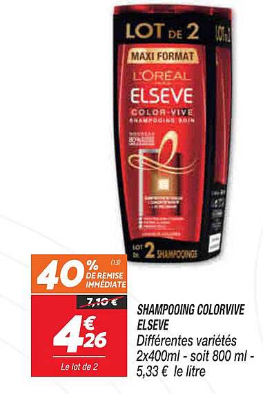 shampooing colorvive elseve
