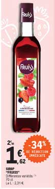 Sirop "fruiss"