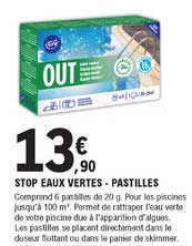 stop eaux vertes-pastilles out