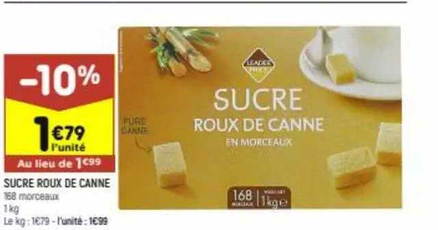 sucre roux de canne
