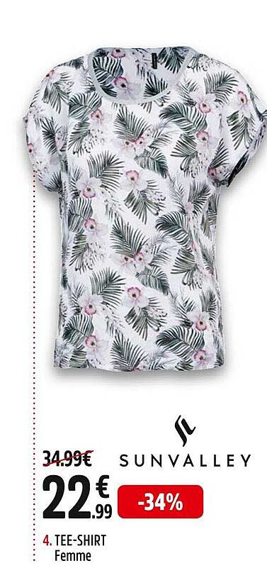 sunvalley tee-shirt femme
