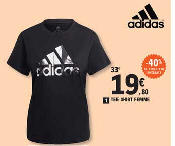 tee-shirt femme adidas