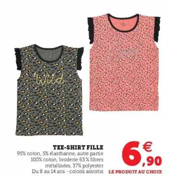 tee-shirt fille
