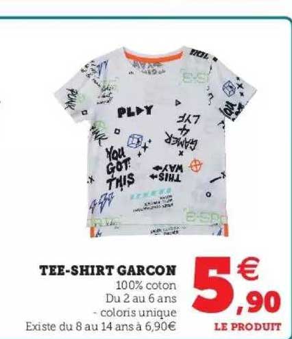 tee-shirt garçon