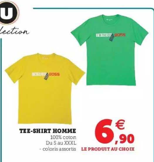 tee-shirt homme u collection