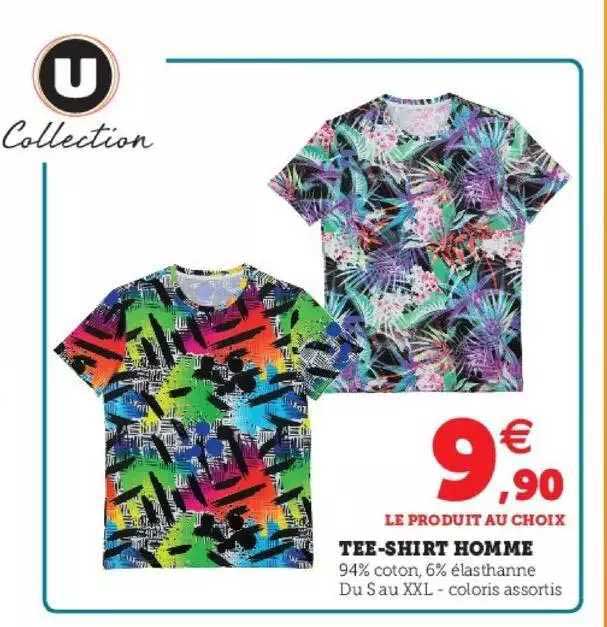 tee-shirt homme u collection