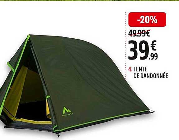 tente de randonnée mckinley