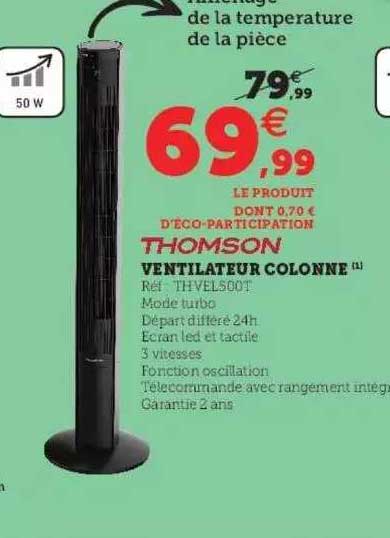Thomson Ventilateur Colonne