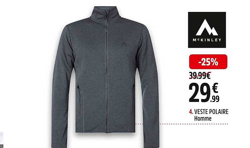 veste polaire homme mckinley