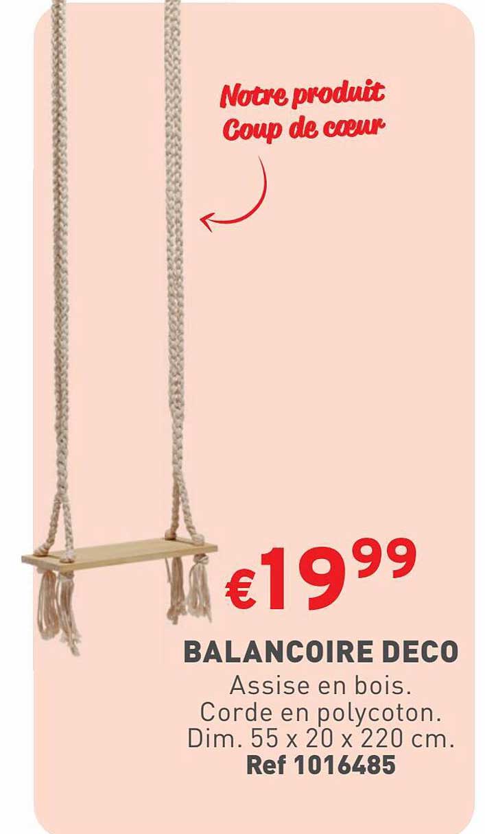 balançoire déco