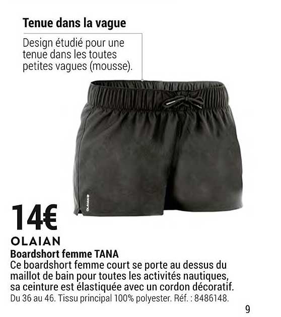 boardshort femme tana olaian