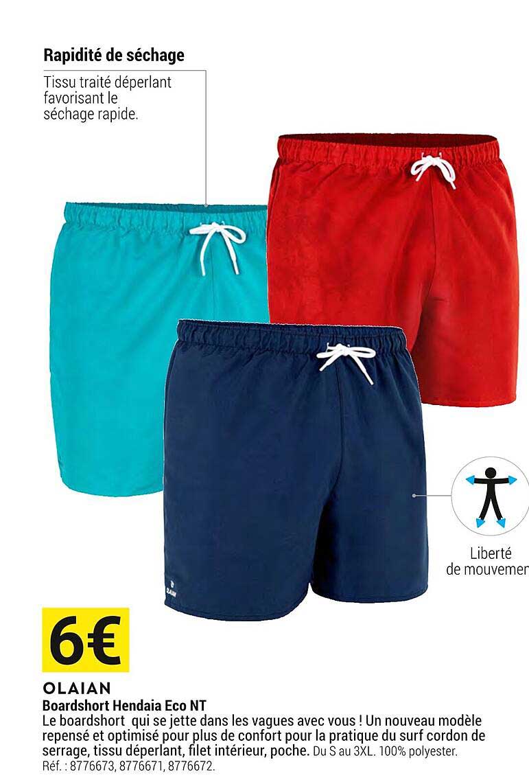 Boardshort Hendaia Eco Nt Olaian