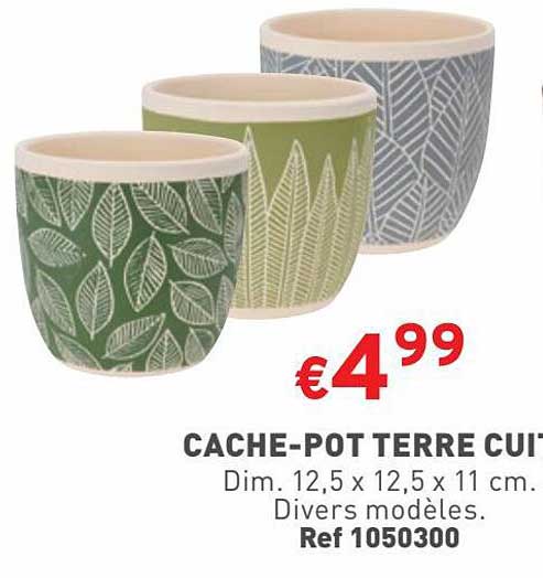 cache-pot terre cuit