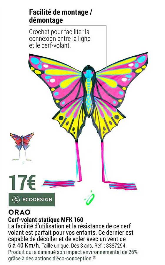 cerf-volant statique mfk 160 orao