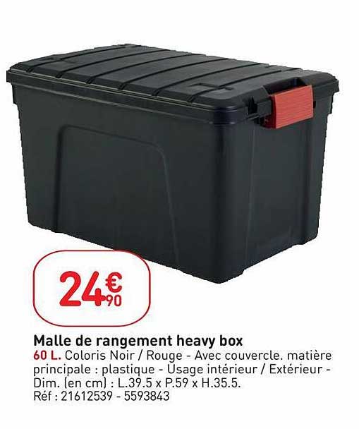 malle de rangement heavy box