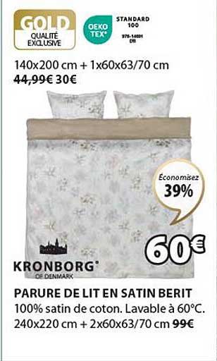 Parure De Lit En Satin Berit Kronborg