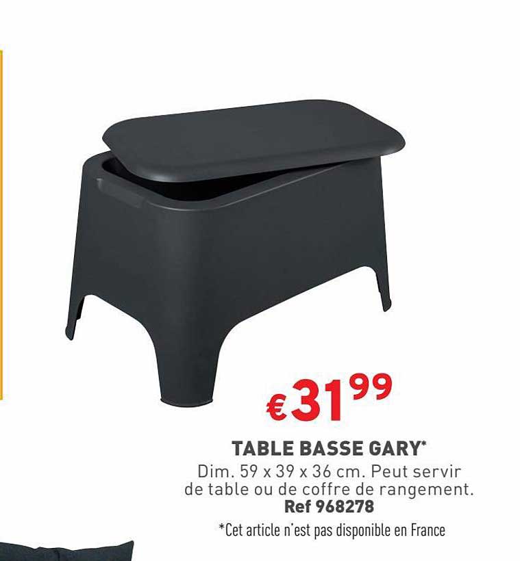 table basse gary
