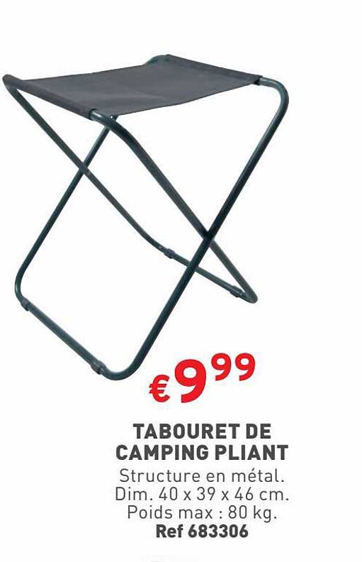 Tabouret De Camping Pliant
