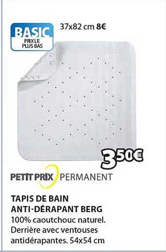 tapis de bain anti-dérapant berg