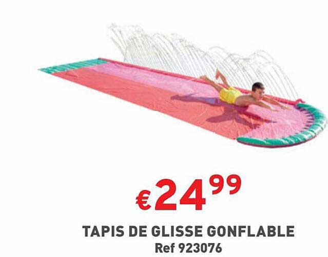 tapis de glisse gonflable