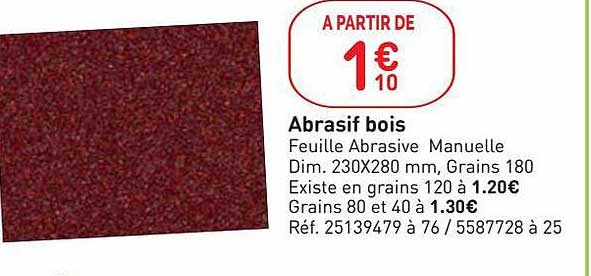 abrasif bois