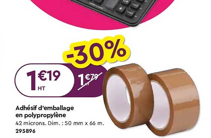 adhésif d'emballage en polypropylène