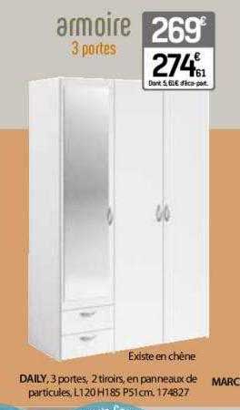 armorie 3 portes daily