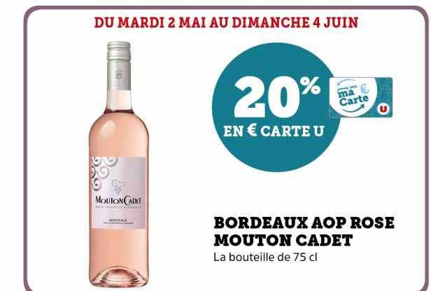 bordeaux aop rosé mouton cadet