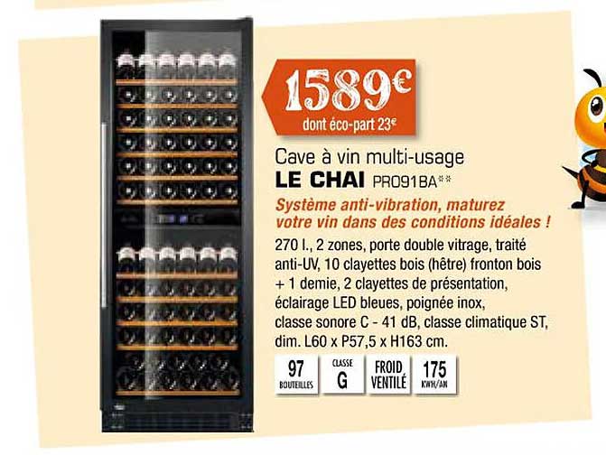 cave à vin multi-usage le chai