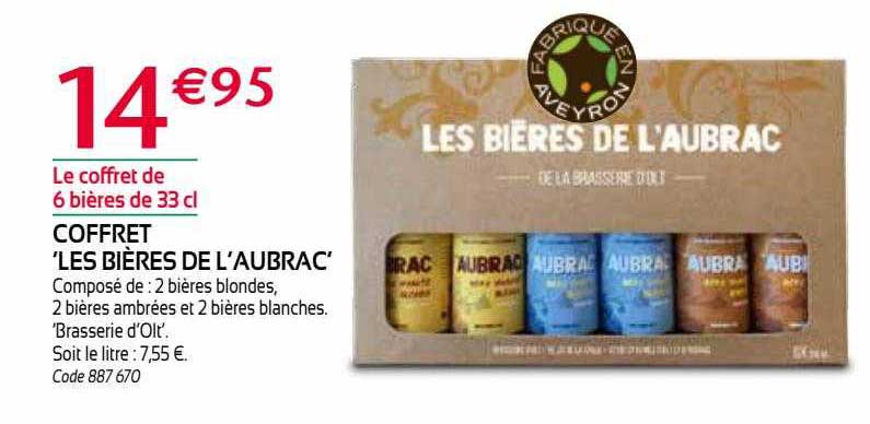 coffret 'les bières de l'aubrac'