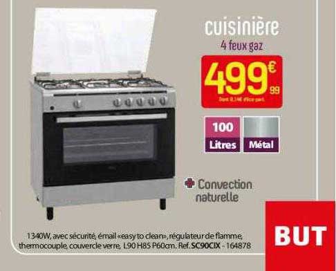 Cuisinière 4 Feux Gaz