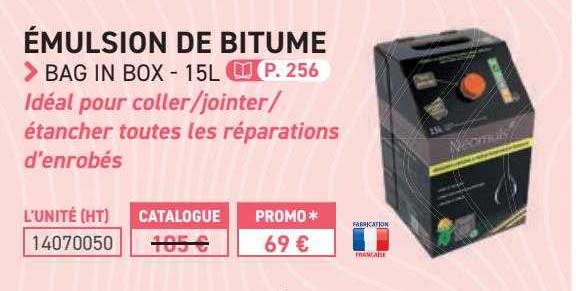 émulsion de bitume