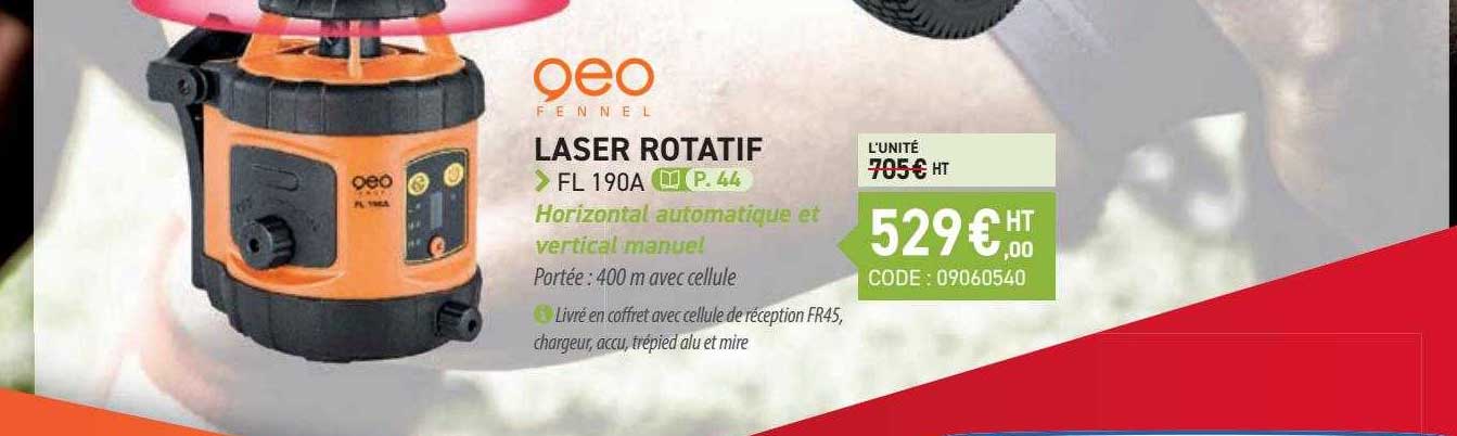 laser rotatif géo fennel