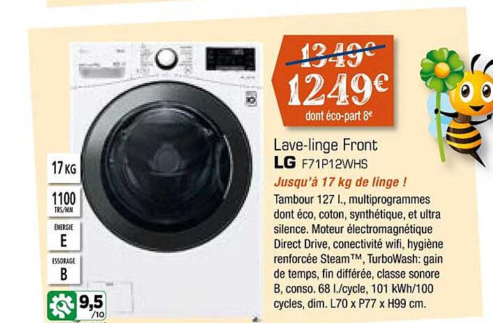 Lave-linge Front Lg