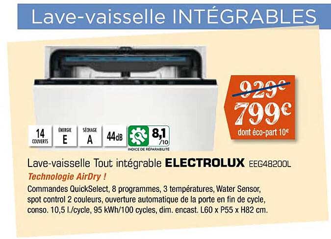 lave-vaisselle electrolux